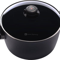 Swiss Diamond - 5.2 L Classic Nonstick Soup Pot with Lid (9.5") - 6124C