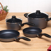 Swiss Diamond - 6 PC HD Classic Nonstick Cookware Set - 606