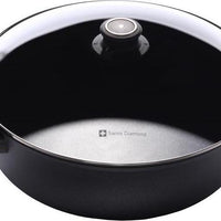 Swiss Diamond - 6.8 L Induction Nonstick Braiser with Lid (12.5") - 6932ic