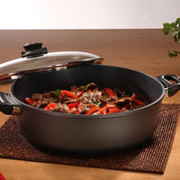Swiss Diamond - 6.8 L Induction Nonstick Braiser with Lid (12.5") - 6932ic