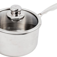 Swiss Diamond - 8" Premium Clad Sauce Pan with Glass Lid (20 cm) - SDCLAD31220ic