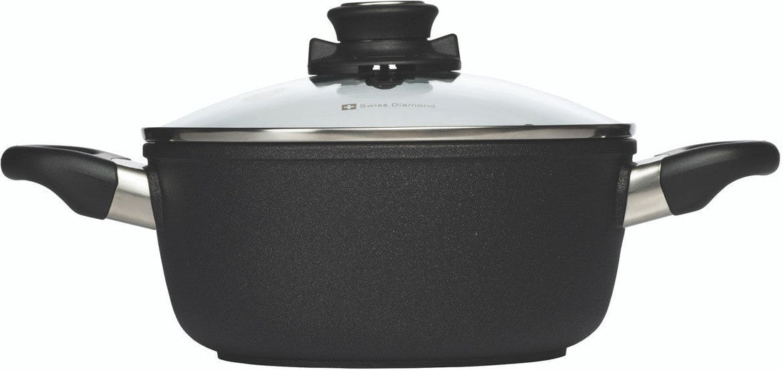 Swiss Diamond - 8" XD Non-Stick Induction Casserole with Lid (20 cm) - XD6820ic