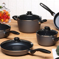 Swiss Diamond - 9 PC HD Classic Nonstick Cookware Set - 609