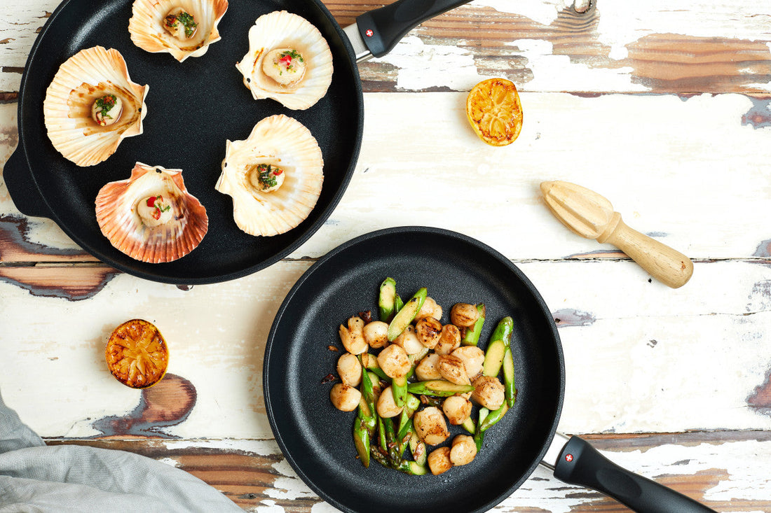 Swiss Diamond - 9.5" & 11" XD Non-Stick Induction Fry Pans, Pack of 2 Piece - XDSET602i