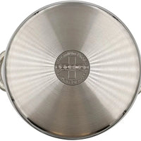 Swiss Diamond - DLX 5.3 QT Stainless Steel Soup Pot & Glass Lid - PSLA31324iC