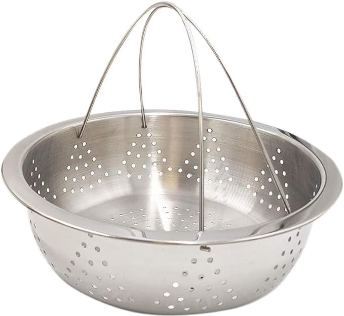Swiss Diamond - DLX 7.6 qt Stainless Pasta Pot with Strainer, Steamer Basket & Lid - PSLA317SET04