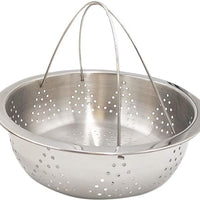 Swiss Diamond - DLX 7.6 qt Stainless Pasta Pot with Strainer, Steamer Basket & Lid - PSLA317SET04
