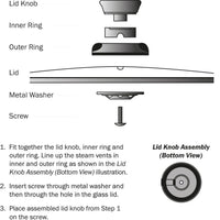 Swiss Diamond - Small Knob For 10.25" Lids - KNOB-S