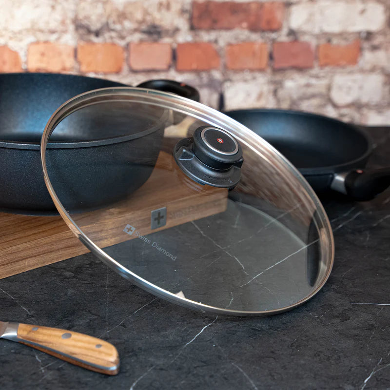 Swiss Diamond - Tempered Glass Lid for Oval Fish Pan - C2638