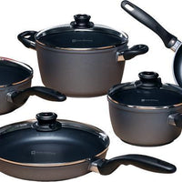 Swiss Diamond - XD Kitchen Essentials Cookware, Pack of 9 Piece - XDSET609