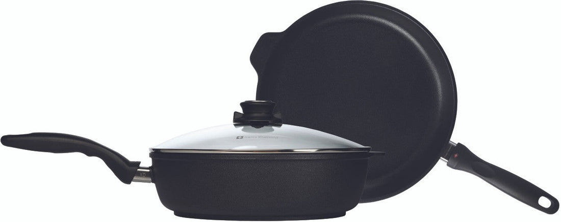 Swiss Diamond - XD Non-Stick Induction Fry Pan & Saute Pan with Lid, Pack of 3 Piece - XDSET628i