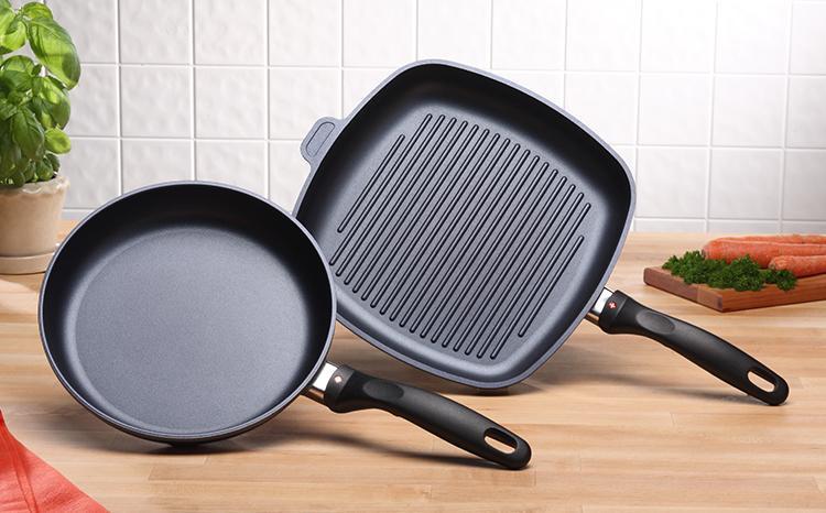 Swiss Diamond - XD Non-Stick Induction Set with Fry Pan & Grill Pan, Pack of 2 Piece - XDSET282i