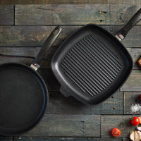 Swiss Diamond - XD Non-Stick Induction Set with Fry Pan & Grill Pan, Pack of 2 Piece - XDSET282i
