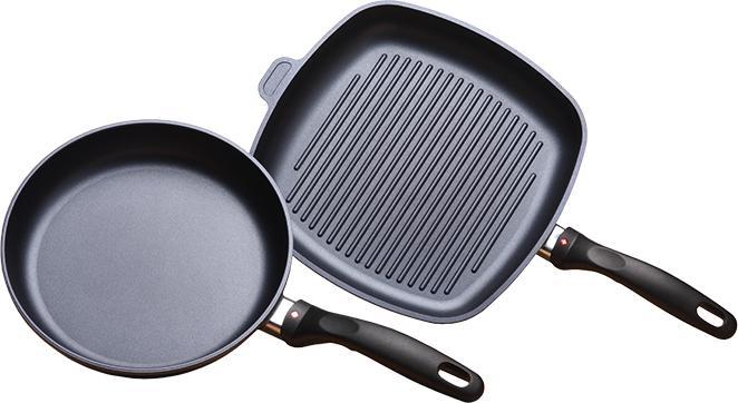 Swiss Diamond - XD Non-Stick Induction Set with Fry Pan & Grill Pan, Pack of 2 Piece - XDSET282i