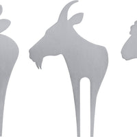 Swissmar - 3 PC Cow - Goat & Sheep Cheese Picks - CP120