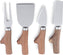 Swissmar - Acacia Handle 4 PC Cheese Knife Set - SK1013AC - DISCONTINUED