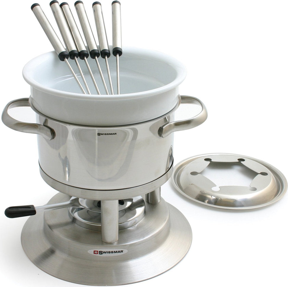 Swissmar - Arosa 11 PC Stainless Steel Fondue Set - F66417 - DISCONTINUED