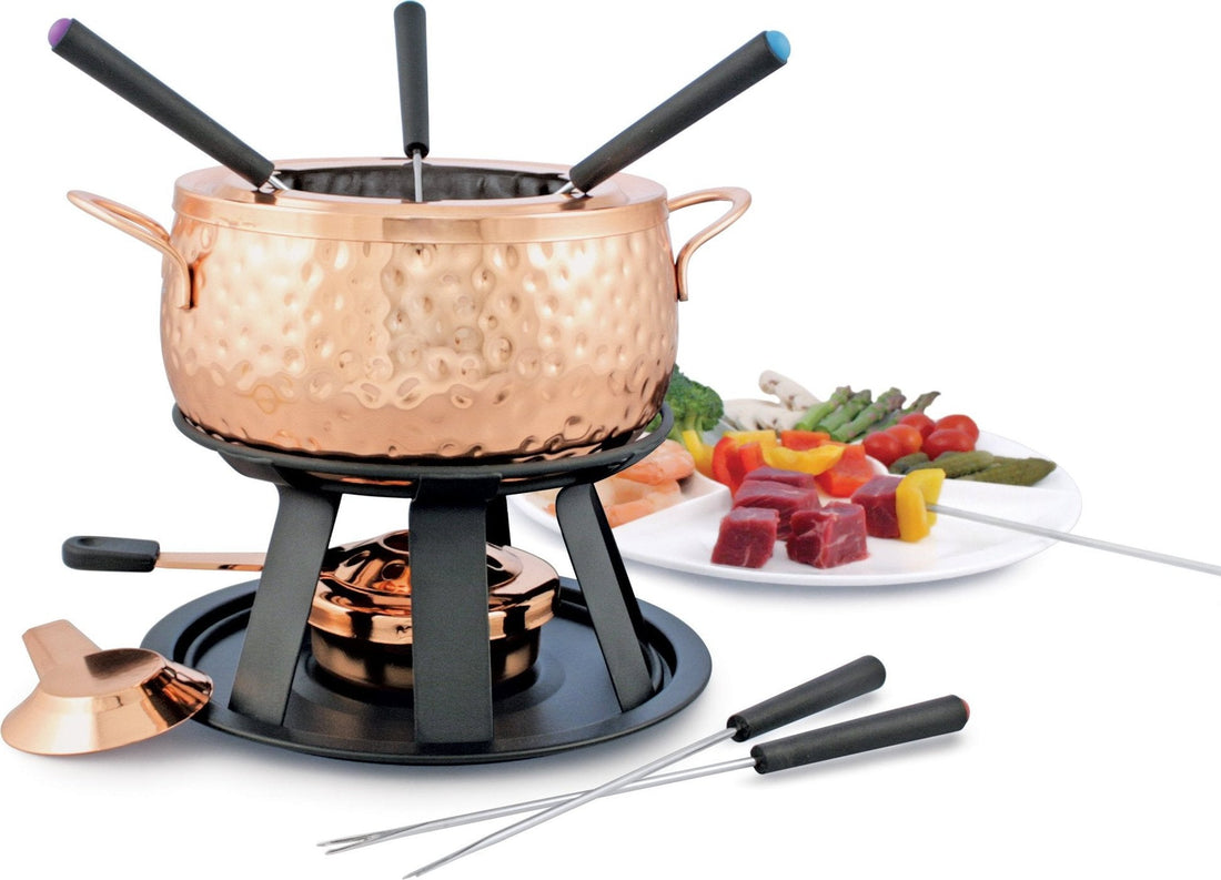 Swissmar - Biel 11 PC Copper Fondue Set - F66915