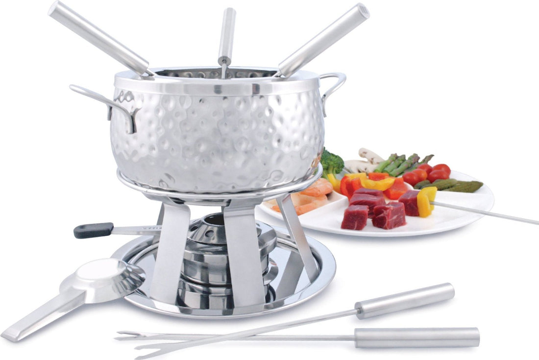 Swissmar - Bienne 11 PC Stainless Steel Fondue Set - F66917 - DISCONTINUED