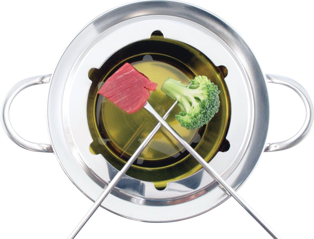 Swissmar - Bienne 11 PC Stainless Steel Fondue Set - F66917 - DISCONTINUED