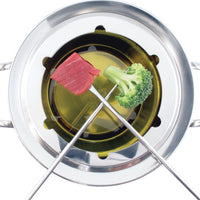 Swissmar - Bienne 11 PC Stainless Steel Fondue Set - F66917 - DISCONTINUED