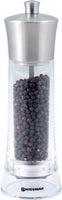Swissmar - Classic Torre 8" Acrylic Pepper Mill with Stainless Steel Top - SMP2002SS - DISCONTINUED