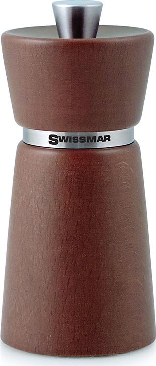 Swissmar - Connoisseur Hamburg 4.75" Chestnut Stain Pepper Mill (12cm) - SMP1201HC - DISCONTINUED