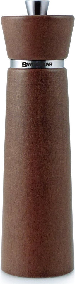Swissmar - Connoisseur Hamburg 8" Chestnut Stain Salt Mill (20cm) - SMS2001HC - DISCONTINUED