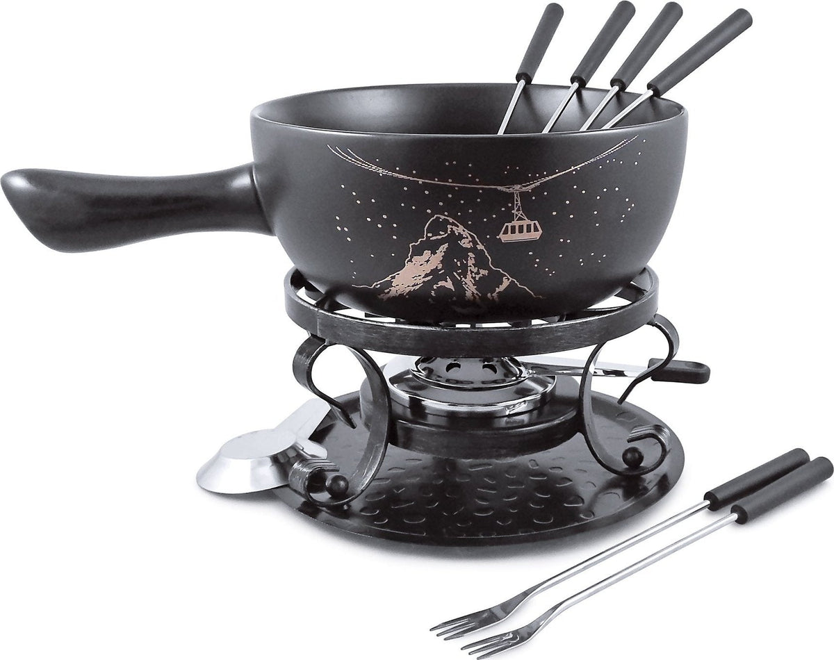Swissmar - Gruyère 9 PC Ceramic Fondue Set - F66901
