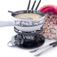 Swissmar - Heidi 9 PC Ceramic Fondue Set - F66885