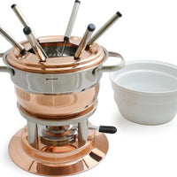 Swissmar - Lausanne 11 PC Copper Fondue Set - F66415