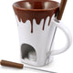 Swissmar - Nostalgia 4 PC Chocolate Fondue Mug Set - F12064