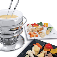 Swissmar - Züri 11 PC Stainless Steel Fondue Set - F66919