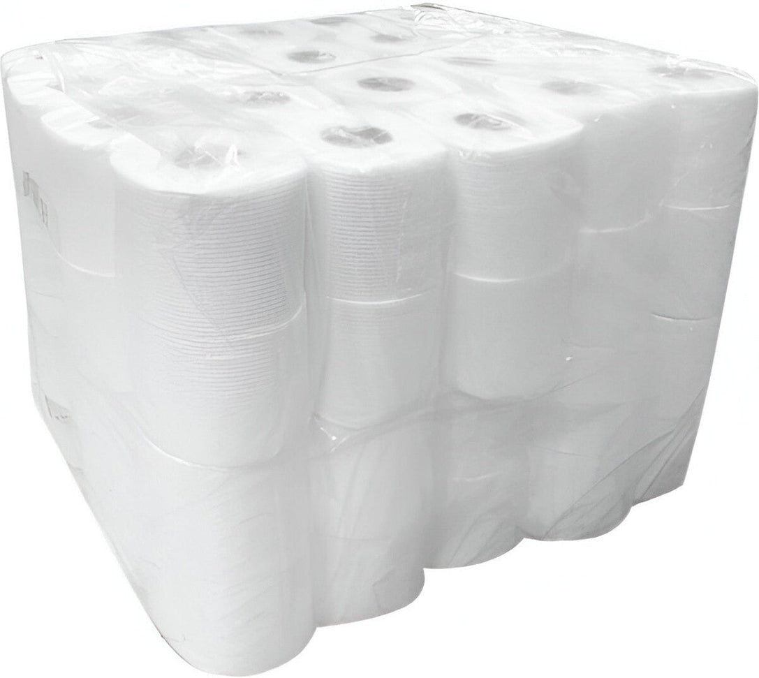 TISA - 2 Ply White Unwrapped Retail Bath Tissue, Pack of 80 - 266121 - DISCONTINUED
