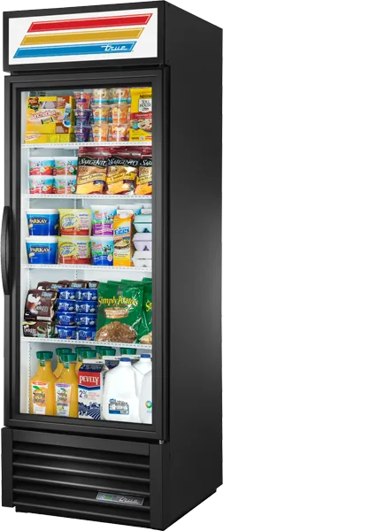 TRUE - 27" Swing Single Glass Door Refrigerator with Hydrocarbon Refrigerant - GDM-23-HC