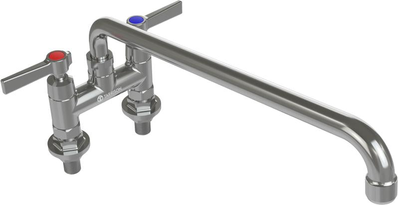 Tarrison - 12" Swing Spout Deck Mount Heavy Duty Faucet - TP-PF4DL12H-KIT