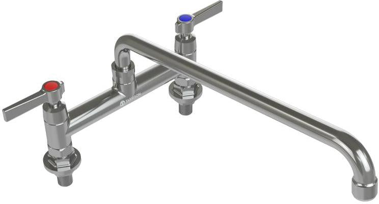 Tarrison - 12" Swing Spout Deck Mount Heavy Duty Faucet - TP-PF8DL12H-KIT