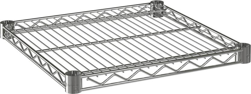 Tarrison - 12" x 12" Wire Shelf with PolySeal Claer Epoxyl Finish - TS-S1212Z