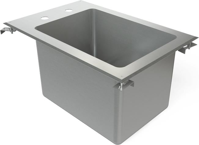 Tarrison - 13" x 20" Drop In Sink with One Compartment - TA-DI141010-KIT
