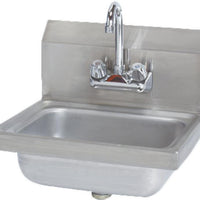 Tarrison - 17" x 15.25" Stainless Steel Hand Sink with Manual Faucet - TA-HSF14