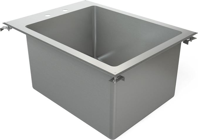 Tarrison - 19" x 25.5" Drop In Sink with One Compartment - TA-DI201612-KIT