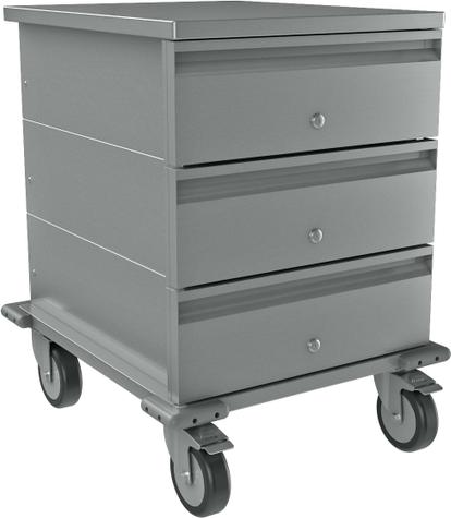Tarrison - 20" x 24" Mobile Triple Drawers Unit - TA-UCD32420M-KIT