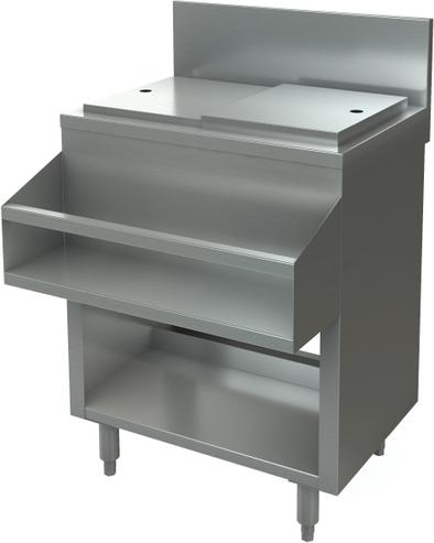 Tarrison - 24" x 24" Cocktail Mix Unit Without Sink - TA-CMU24NCR