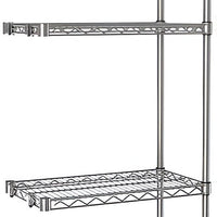 Tarrison - 24" x 24" x 63" 4-Tier Wire Add-On Shelving Unit with PolySeal Clear Epoxy Finish - A24246Z