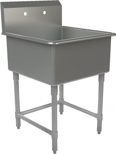 Tarrison - 27" x 45" Single Compartment Sink - TA-PS124-Kit