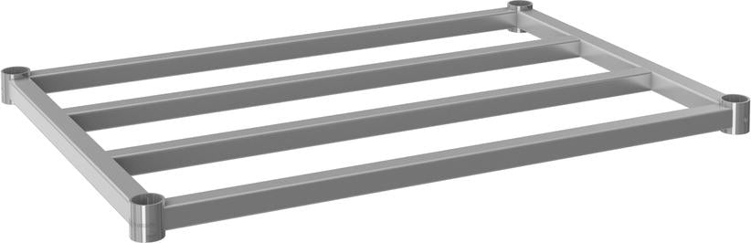 Tarrison - 30" x 21" Dunnage Shelf with PolySeal Clear Epoxy Finish - TS-DF42130Z