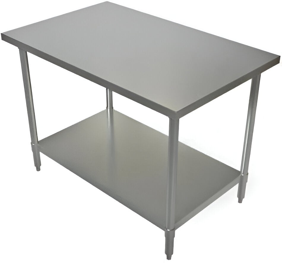 Tarrison - 30" x 24" Work Table with Stainless Steel Undershelf - TA-SWT2430