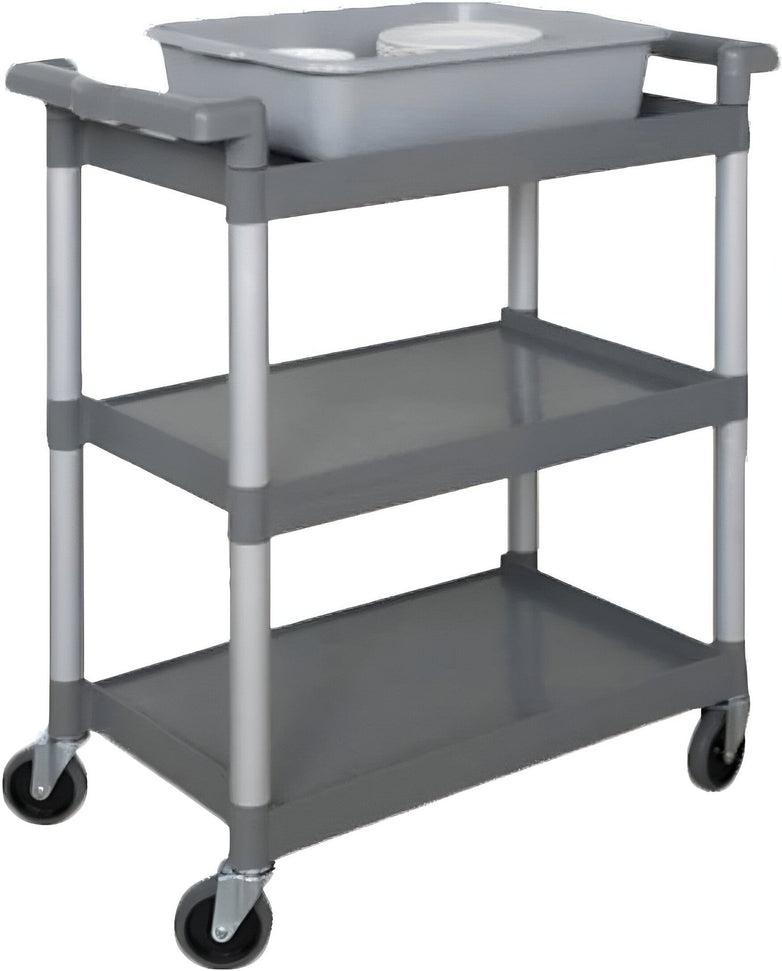 Tarrison - 32" x 16" 3 Tier Plastic Bus Cart - BC1632
