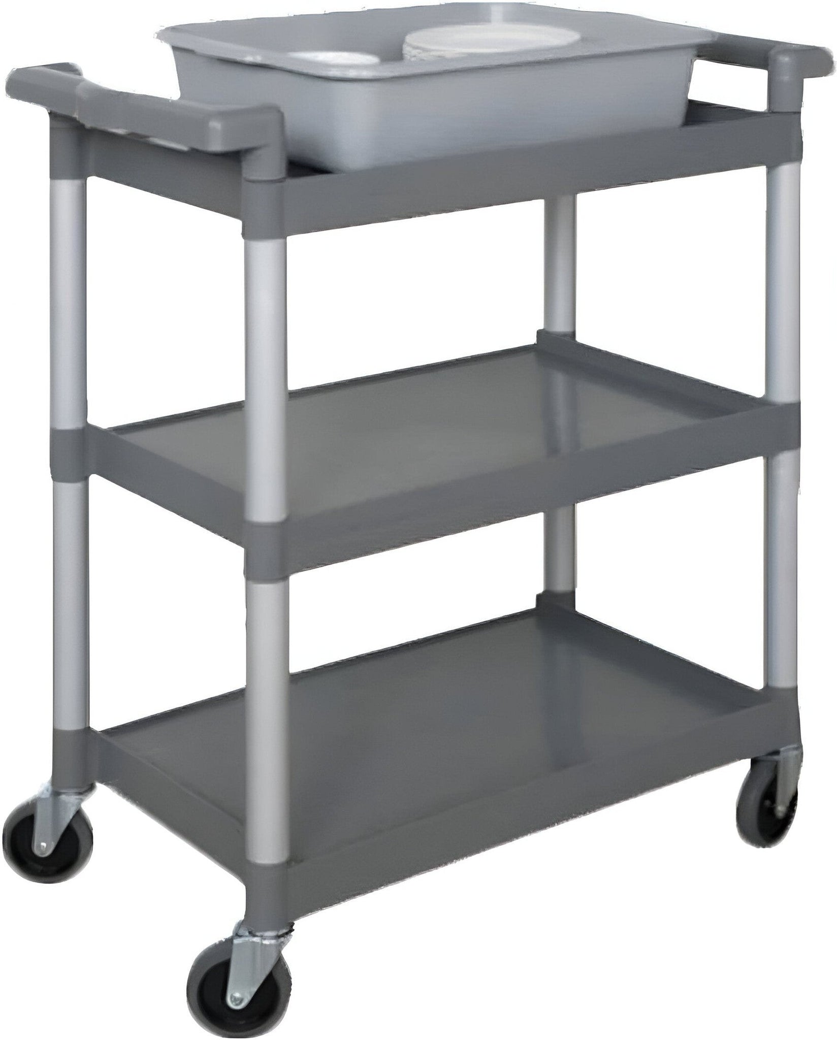 Tarrison - 32" x 16" 3 Tier Plastic Bus Cart - BC1632