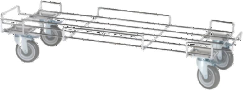 Tarrison - 36" x 20" Dump Bin Dolly Base - TS-DBDB2036C